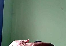 Hey, check out this Indian lesbian getting fucked by a brinjal in her pussy