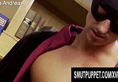 Smut Puppet Features Brunette Teens in Sloppy Deepthroat Blowjob Compilation