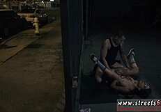 in extreme heels and glasses, cute teen dominates with hardcore bdsm