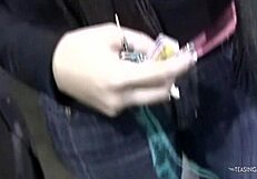 Instead Of Filling Her Car, The Brunette Gets Seduced And Banged Hard!