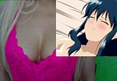 Tiny guy enters girls' pussies in hentai episode