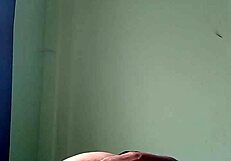 Hey, check out this Indian lesbian getting fucked by a brinjal in her pussy