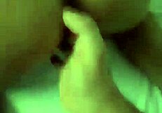 Sweet girl gets hot sex in motel room with a guy having tattoos on his body
