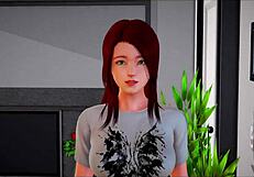 Introducing my new family in a homemade redhead setting