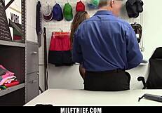 why did aila donovan hide stolen items under her clothes? milf thief caught.