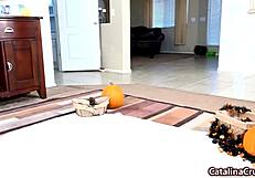 i fucked little red riding hood trick or treating anal creampie