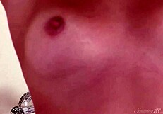 young blonde angelica rocks pink lingerie matching her cute dress