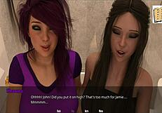 jamie and shauna show off their new accessories in the video