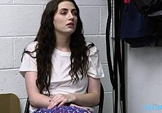 naughty teen thief aria carson caught by cop mike mancini in reality pov