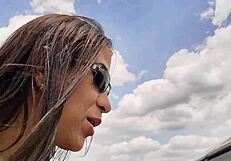 sex on the road with blowjob, ass, milf, big cock, big ass, monster cock, amateurs, sucking, deepthroat