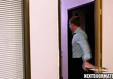 Gay Office Clerks Horny For Big Cock Bareback Rimjob