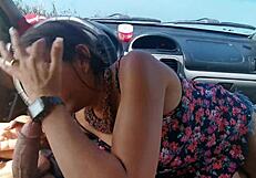 sex on the road with blowjob, ass, milf, big cock, big ass, monster cock, amateurs, sucking, deepthroat