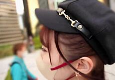 Rina-chan's naughty date with spanking at the goldfish museum