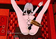 Exploring the harem hotel in this anime game adventure.