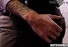 Gay Office Clerks Horny For Big Cock Bareback Rimjob