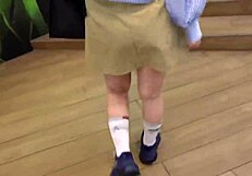 Japanese Amateur with Natural Tits Rides Hard and Gets Cumshot