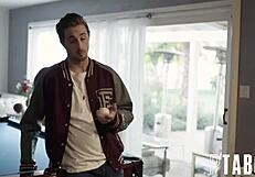 Why Does Superstar Jock Taunt Virgin Aften Opal into Bed?