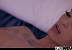 Brazilian girlfriend gives blowjob then boyfriend fucks her hard.