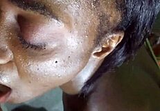 fernanda chocolatte enjoys a fun facial