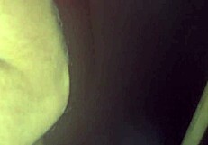 skinny crossdresser orgasms at gloryhole in swing house