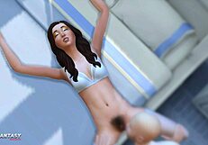 hot love with liberty lee in sims 4 wedding scene