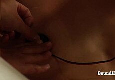 Erica endures strap-on and whip punishments from mistress