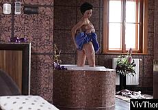 Busty milf and sexy brunette lick each other's pussies in a 69, fingering those pussy lips so beautifully! 😍