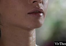 Busty milf and sexy brunette lick each other's pussies in a 69, fingering those pussy lips so beautifully! 😍