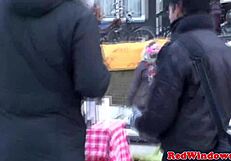 Blonde Dutch Prostitute Feels Intense Pleasure from Rimjob and Cumshot