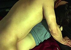 Shy girl, bend over for that hard cock, she says.