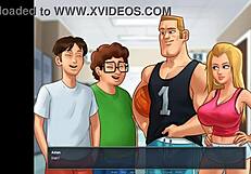 i explore summertime saga part one with various characters