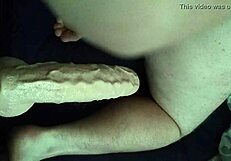 big dildo explored in gay toy session