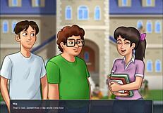 i explore summertime saga part one with various characters