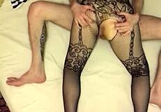 Milf Dominates Boyfriend With Pussy Ass Fuck