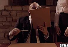 Obedient Teen 18+ Secretary Jill Kassidy Fucks Kinky Boss with Big Cock