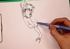 Artist Captures Sexy Models' Emotions