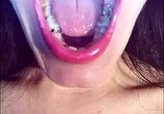 Some Teasing For My Mouth Fetish Fans In HD With Dirty Talk