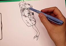 Artist Captures Sexy Models' Emotions