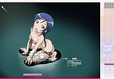 aragaki ayase strips during arkanoid gameplay with clothes ripped
