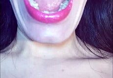 Some Teasing For My Mouth Fetish Fans In HD With Dirty Talk