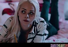 gorgeous lesbian babes spy on mature dykes licking and fingering