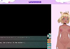 Vtuber Lewdneko Intensely Masturbates While Playing Go Go Nippon Part 4