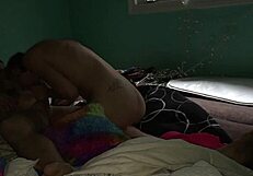 Cheating housewife gets anal blowjob from lover