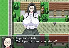 Bent Over Hero Fucks Cute Milf and Daughter with Monster Cock in Geezer Hero RPG Part 5