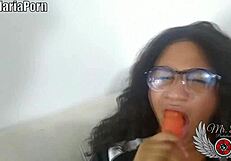 penelope olsen masturbates with toy until squirting orgasm