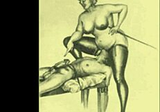hey, check out this vintage erotic cartoon drawing