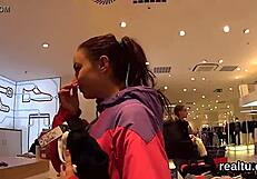 Is This Flawless Czech Teen Teasing You In The Supermarket Before Getting Drilled In POV?