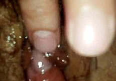 Young asian amateur cums hard from intense finger fucking her wet pussy.