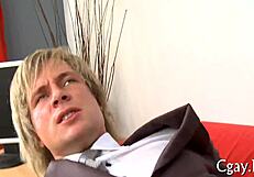 Gay porn featuring big pecker action