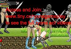 Cute Blonde Hentai Girl Fucks Many Soldiers in Battle